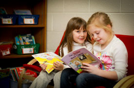 School Children Reading Books